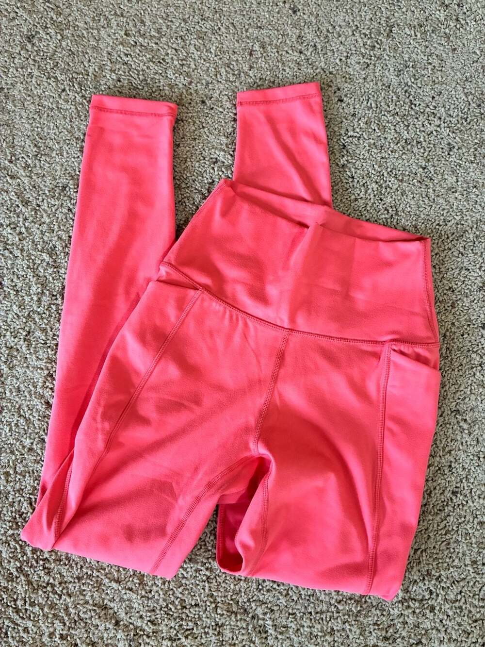 Senita Athletics Pink High-Waisted Pocket Leggings Size S